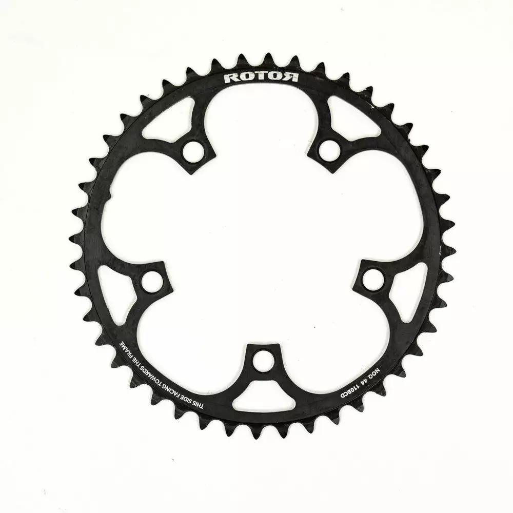 Rotor NoQ Inner Road Chainring - 110 Bcd - 5 Bolt #3 5 Rotor NoQ Inner Road Chainring - 110 Bcd - 5 Bolt #3 - Billede 3