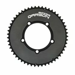 ROTOR Qarbon Round Outer Carbon Chainring - 110 BCD - 53T