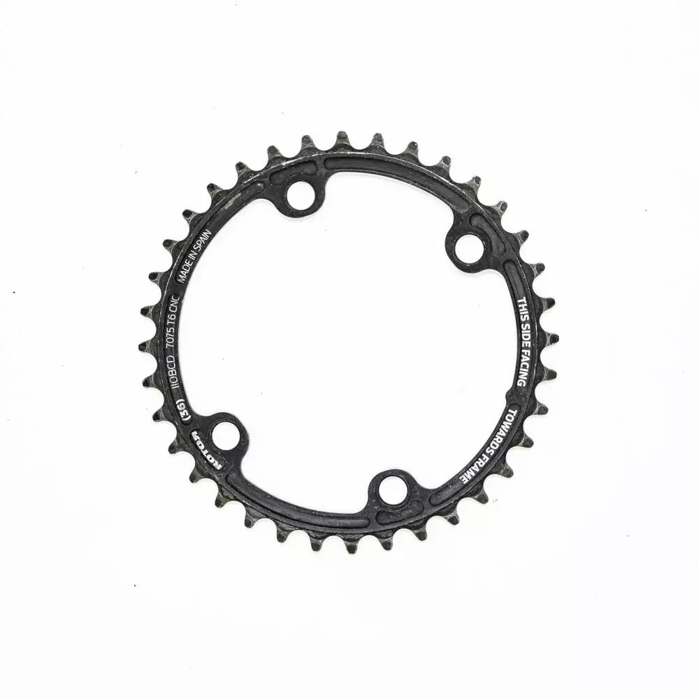 Rotor NoQ Inner Road Chainring - 110 BCD - 4 Bolt #1 3 Rotor NoQ Inner Road Chainring - 110 BCD - 4 Bolt #1