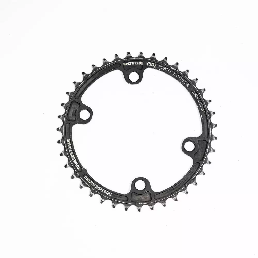 Rotor NoQ Inner Road Chainring - 110 BCD - 4 Bolt #1 4 Rotor NoQ Inner Road Chainring - 110 BCD - 4 Bolt #1 - Billede 2