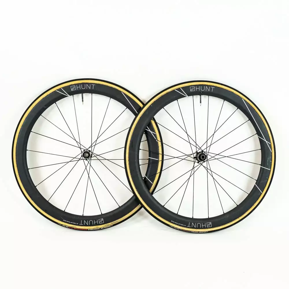 HUNT 45 Team Issue - Disc Wheelset - Tubular - Carbon #2 4 HUNT 45 Team Issue - Disc Wheelset - Tubular - Carbon #2 - Billede 2