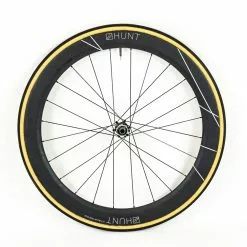 HUNT 55 Team Issue - Disc Rear Wheel - Tubular - Carbon #1 -Cervelo Salg DSC03685