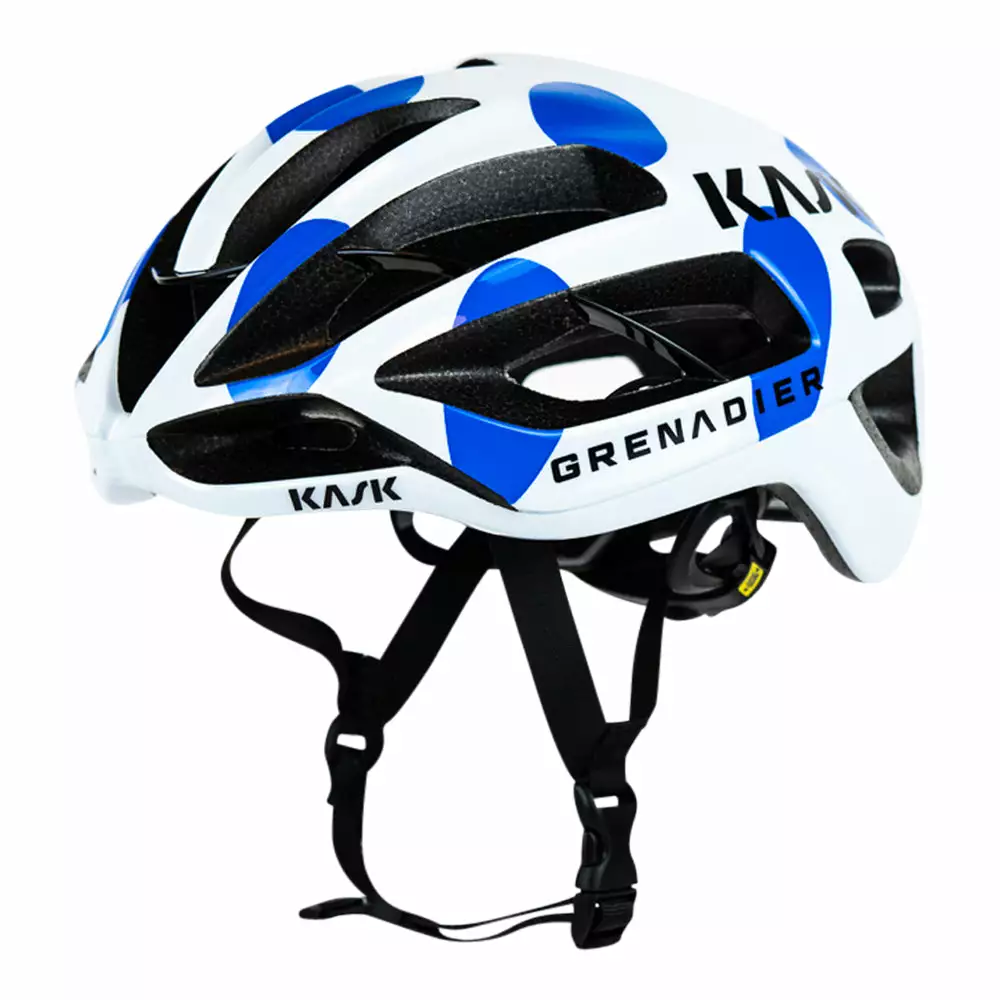 Kask Protone WG11 Blue Polka Road Helmet - Ineos Grenadiers 3 Kask Protone WG11 Blue Polka Road Helmet - Ineos Grenadiers