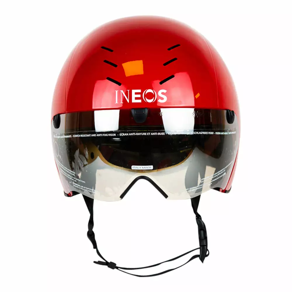 Kask Bambino Pro Evo Vuelta Leader Time Trial Helmet - Team Ineos 4 Kask Bambino Pro Evo Vuelta Leader Time Trial Helmet - Team Ineos - Billede 2