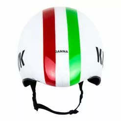 Kask Bambino Pro Evo F.Ganna Italian Champion Time Trial Helmet - Team Ineos Grenadiers -Cervelo Salg DSC05203