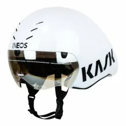 Kask Bambino Pro Evo White Jersey Time Trial Helmet - Team Ineos