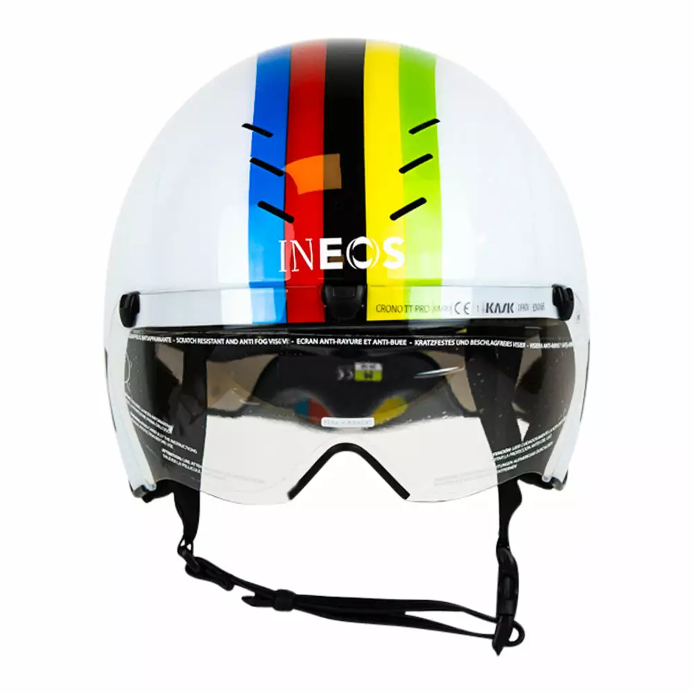 Kask Bambino Pro Evo R.Dennis World Champion Time Trial Helmet - Team Ineos Grenadiers 4 Kask Bambino Pro Evo R.Dennis World Champion Time Trial Helmet - Team Ineos Grenadiers - Billede 2