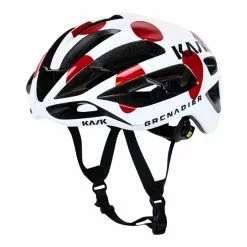 Kask Protone Red Polka Road Helmet - Team Ineos Grenadiers
