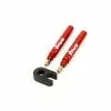 Vittoria Valve Extender Set - Red -Cervelo Salg DSC08269