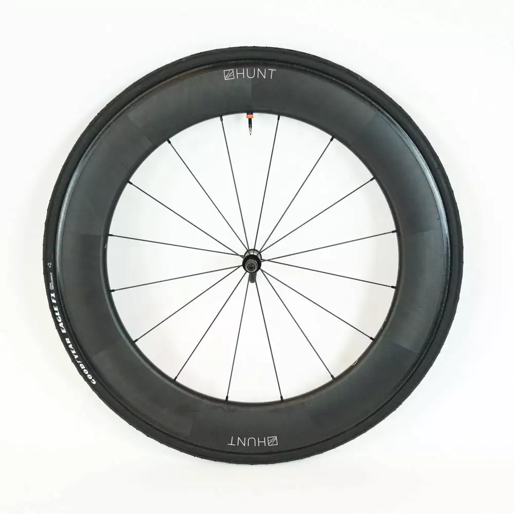 Hunt 82 Carbon Clincher/Tubeless - Aerodynamicist - Front Wheel 3 Hunt 82 Carbon Clincher/Tubeless - Aerodynamicist - Front Wheel