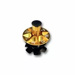 KCNC Ahead Cap W. Star Nut -Cervelo Salg Gold Nut expander