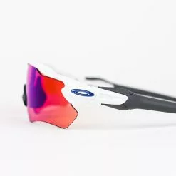 Oakley Radar EV Polished White/Team Blue - Path Prizm Trail -Cervelo Salg IMG 3735