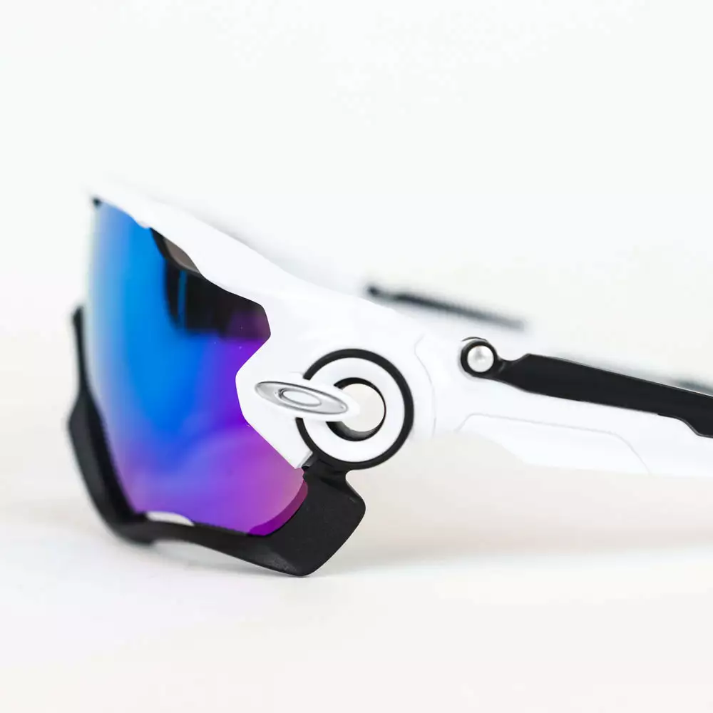 Oakley Jawbreaker - Polished White/Matt Black - Sapphire Iridium 4 Oakley Jawbreaker - Polished White/Matt Black - Sapphire Iridium - Billede 2