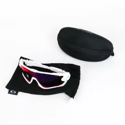 Oakley Jawbreaker - Polished White W/Prizm Road -Cervelo Salg IMG 6516