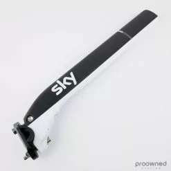 Pinarello Dogma Seatpost - F8/F10/F12 - 22mm Offset - Black/White -Cervelo Salg P1190773