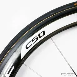 Shimano Dura-Ace 9000 C50 Carbon Tubular Rim Front Wheel -Cervelo Salg P1500556