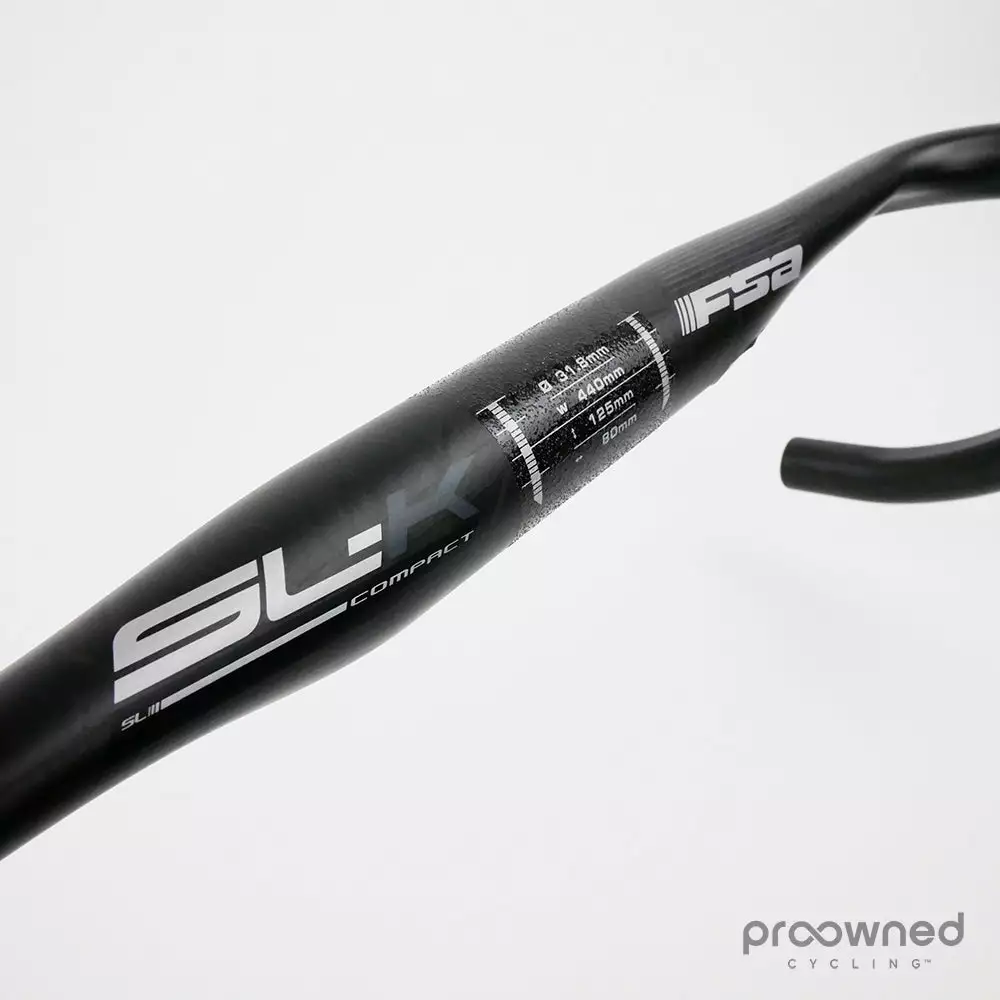 FSA SL-K Compact Carbon Handlebar 4 FSA SL-K Compact Carbon Handlebar - Billede 2