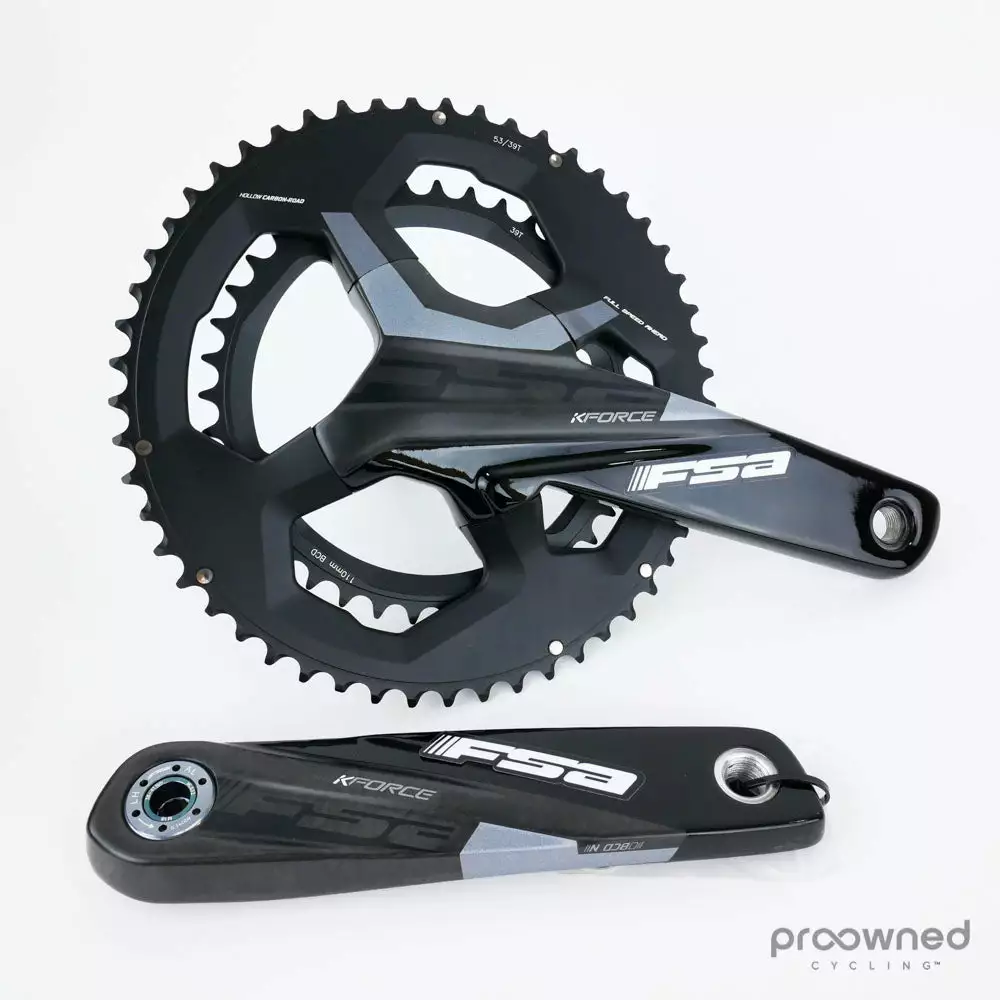 FSA K-Force Light Carbon Crankset - 53/39t 4 FSA K-Force Light Carbon Crankset - 53/39t - Billede 2
