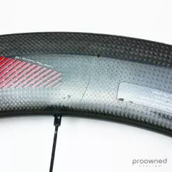 Fulcrum Speed 55T Tubular Wheelset - Black/Red -Cervelo Salg P1760096