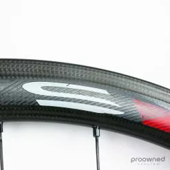 Fulcrum Speed 40T Tubular Rear Wheel - Black/Red -Cervelo Salg P1760177