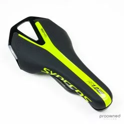 Syncros RR 1.0 TT Carbon Saddle - Black/Yellow