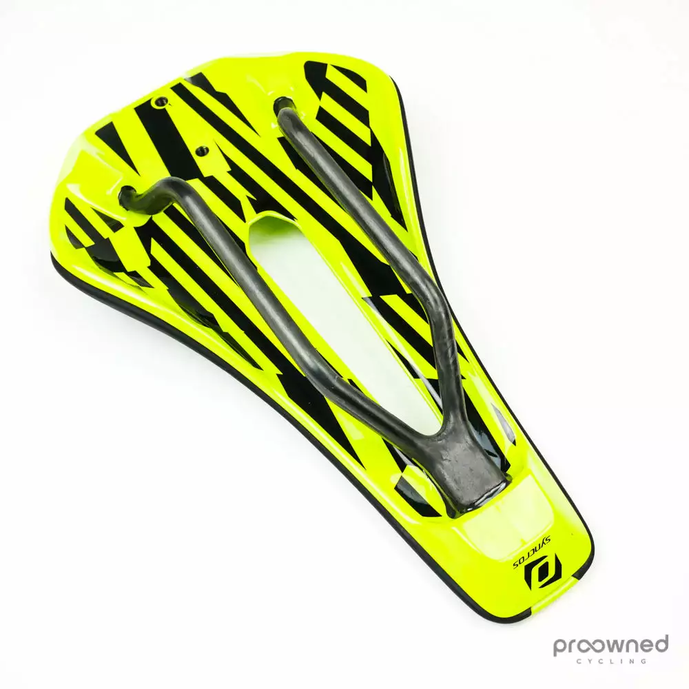 Syncros Belcarra V1.0 Carbon Saddle - Black/Yellow 4 Syncros Belcarra V1.0 Carbon Saddle - Black/Yellow - Billede 2