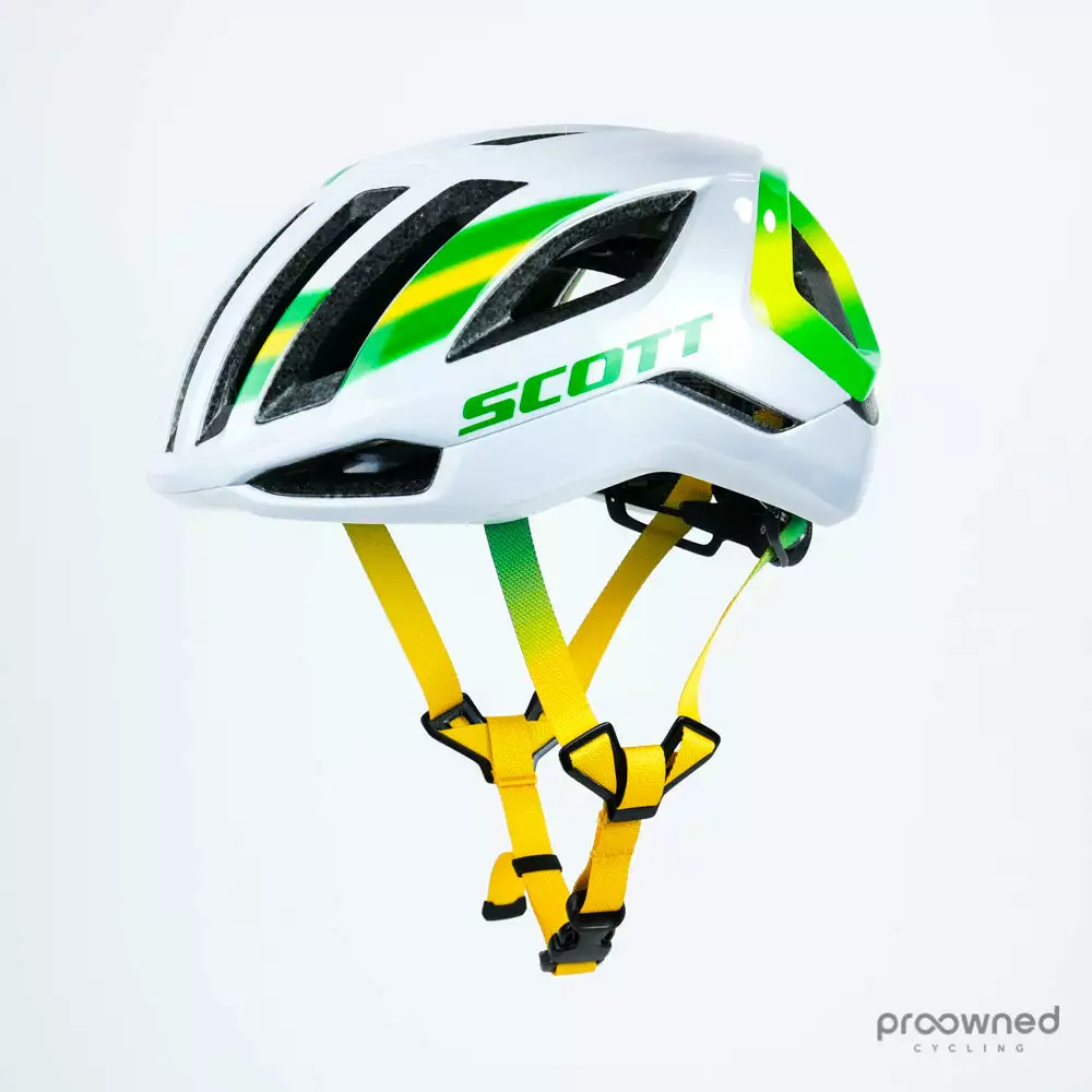 Scott Centric PLUS Helmet - Australian Champion - White/Silver/Green/Yellow - Mitchelton-Scott 3 Scott Centric PLUS Helmet - Australian Champion - White/Silver/Green/Yellow - Mitchelton-Scott
