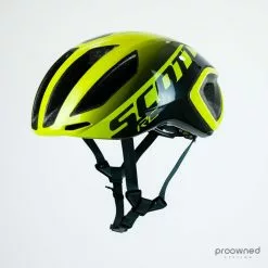 Scott Cadence PLUS Helmet - Yellow RC/Dark Grey - Mitchelton-Scott