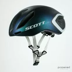 Scott Cadence PLUS Helmet - Green/Purple - Mitchelton-Scott