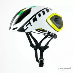 Scott Cadence PLUS Helmet - White/Green/Yellow - Australian Champion - Mitchelton-Scott