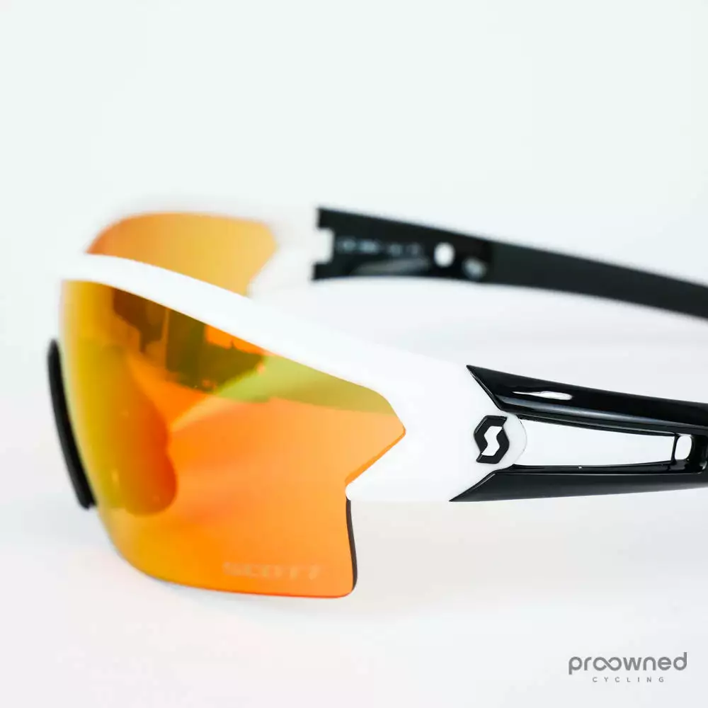 Scott Leap Sunglasses - White Glossy Black 4 Scott Leap Sunglasses - White Glossy Black - Billede 2