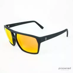 Scott Tune Sunglasses - Matt Black/Red Chrome Enhancer