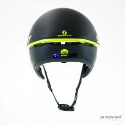 Scott Split PLUS TT Helmet - Black/Yellow - Mitchelton-Scott -Cervelo Salg P1810584 Edit