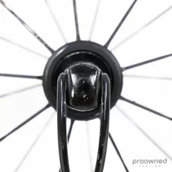 Fulcrum Speed 55T Tubular Front Wheel - Black/White -Cervelo Salg P1860413