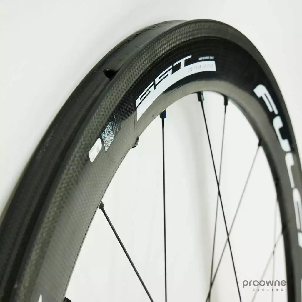 Fulcrum Speed 55T Tubular Wheelset - Black/White 11 Fulcrum Speed 55T Tubular Wheelset - Black/White - Billede 9