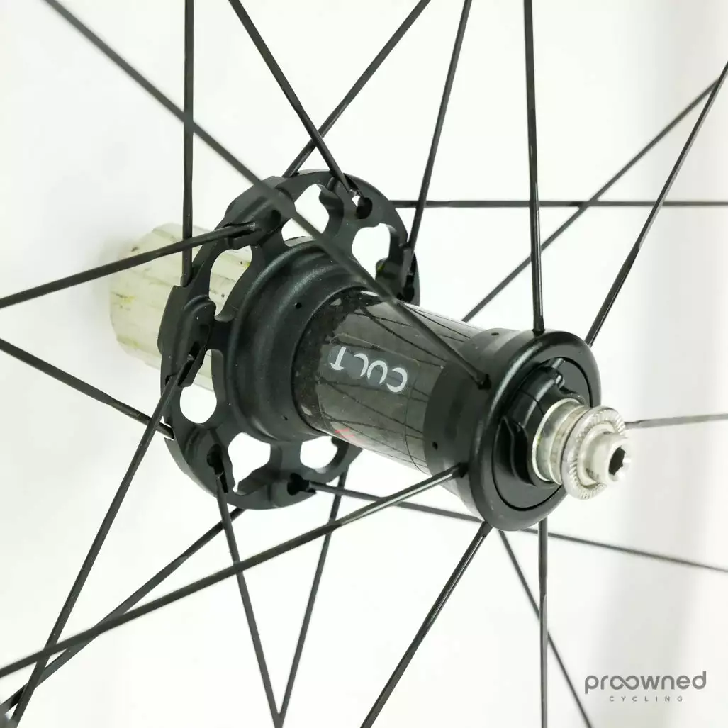 Fulcrum Speed 55T Tubular Wheelset - Black/White 8 Fulcrum Speed 55T Tubular Wheelset - Black/White - Billede 6