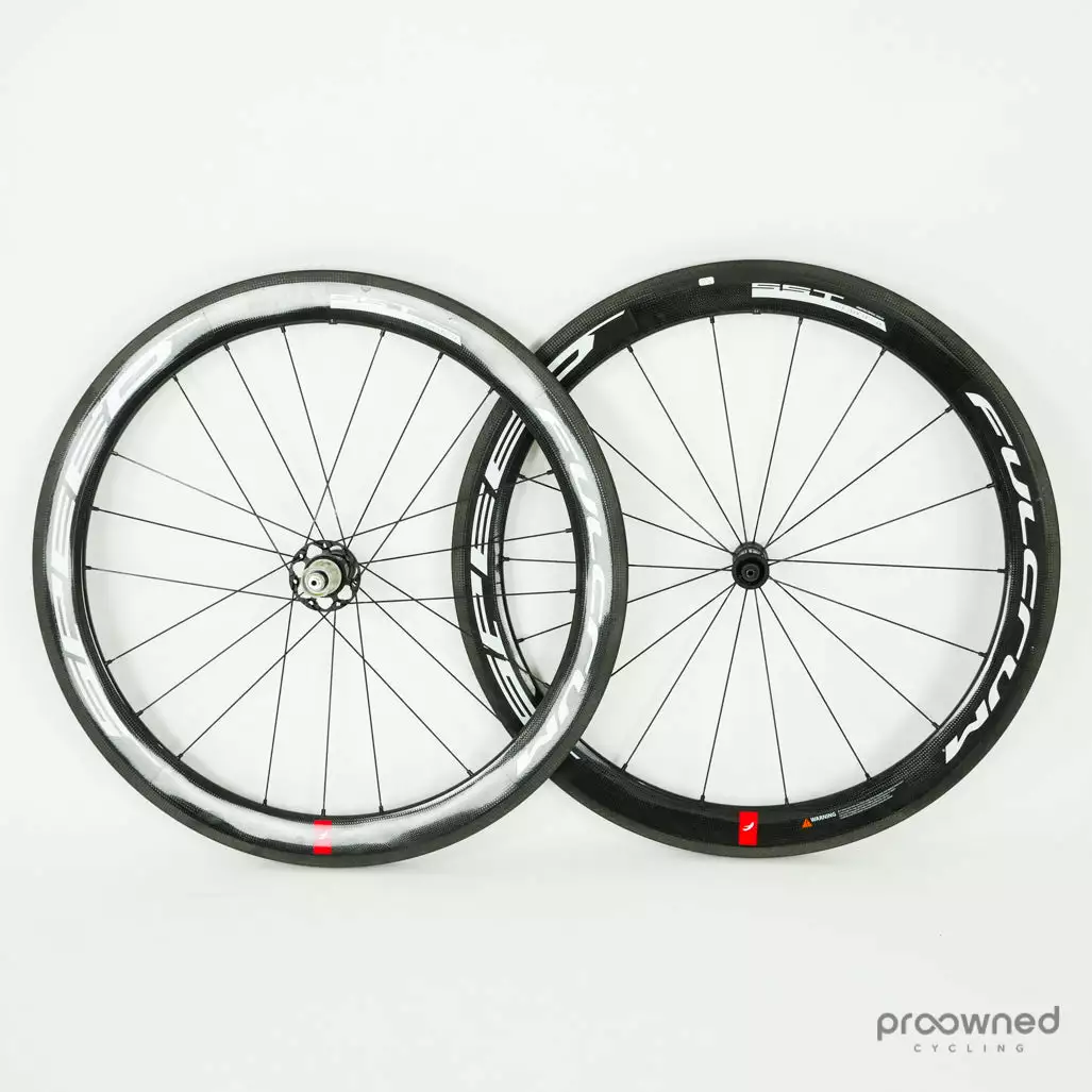 Fulcrum Speed 55T Tubular Wheelset - Black/White 5 Fulcrum Speed 55T Tubular Wheelset - Black/White - Billede 3