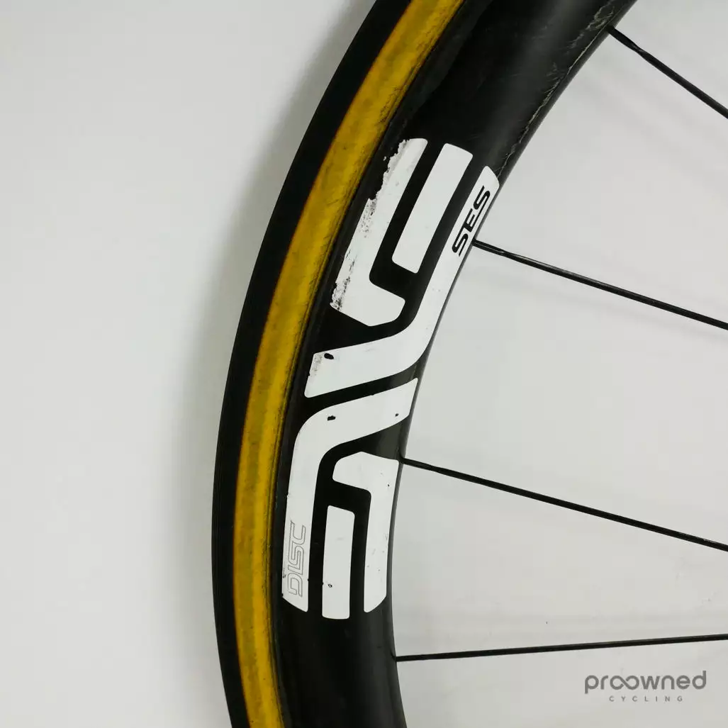 ENVE SES 3.4 Disc Tubular Carbon Front Wheel 4 ENVE SES 3.4 Disc Tubular Carbon Front Wheel - Billede 2