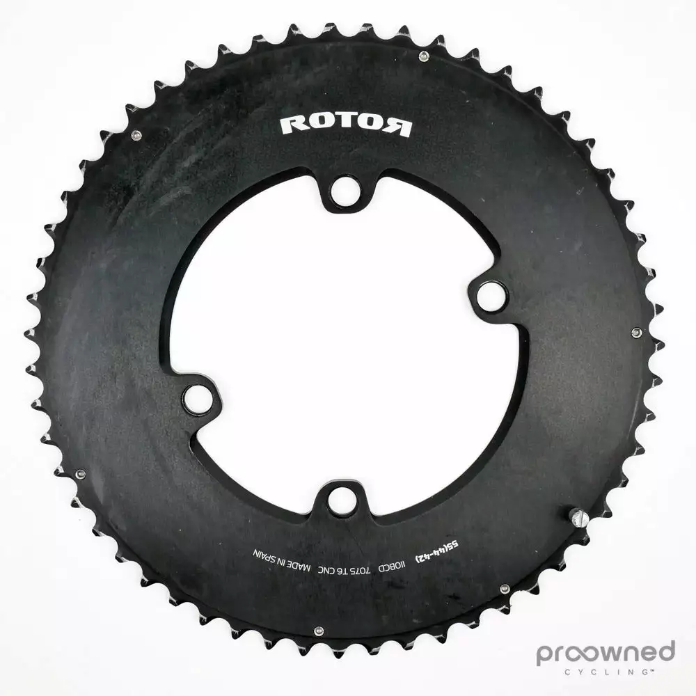 Rotor NoQ Outer Chainring - 55T 110 Bcd - 4 Bolt 3 Rotor NoQ Outer Chainring - 55T 110 Bcd - 4 Bolt