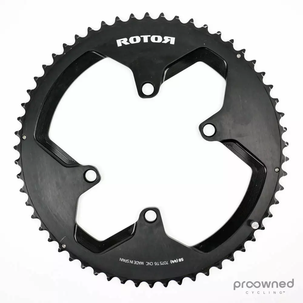Rotor NoQ Outer Chainring - 58T 110 Bcd - 4 Bolt 3 Rotor NoQ Outer Chainring - 58T 110 Bcd - 4 Bolt
