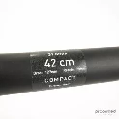 ENVE Compact Road Carbon Handlebar - 42cm - Black Logo -Cervelo Salg P1890174