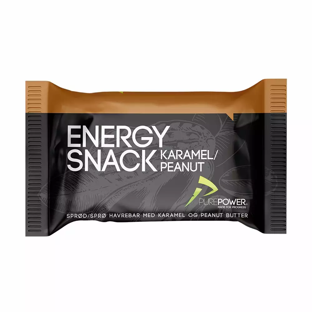 PurePower Energy Snack Bar Caramel & Peanut 60g 3 PurePower Energy Snack Bar Caramel & Peanut 60g