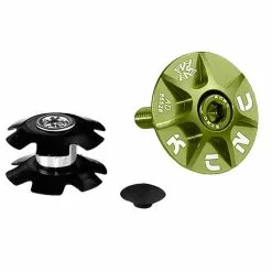 KCNC Ahead Cap W. Star Nut -Cervelo Salg green