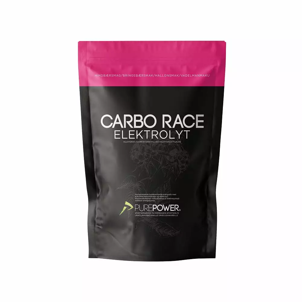 PurePower Carbo Race Electrolyte Drink Raspberry 1kg 3 PurePower Carbo Race Electrolyte Drink Raspberry 1kg