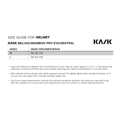 Kask Beluga - Team Ineos -Cervelo Salg size chart helmet kask beluga bambino pro evo mistral 6a20f663 d1f4 4b1a 9379 6d0bc1c5310e